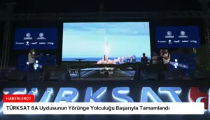 TÜRKSAT 6A Uydusunun Yörünge Yolculuğu Başarıyla Tamamlandı