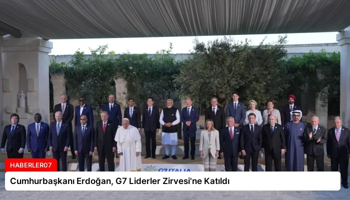 Cumhurbaşkanı Erdoğan, G7 Liderler Zirvesi’ne Katıldı