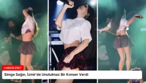 Simge Sağın, İzmir’de Unutulmaz Bir Konser Verdi