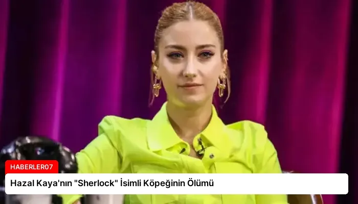 Hazal Kaya’nın “Sherlock” İsimli Köpeğinin Ölümü