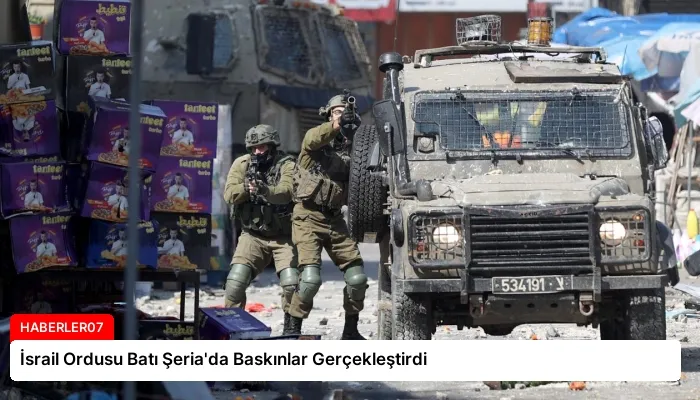 İsrail Ordusu Batı Şeria’da Baskınlar Gerçekleştirdi