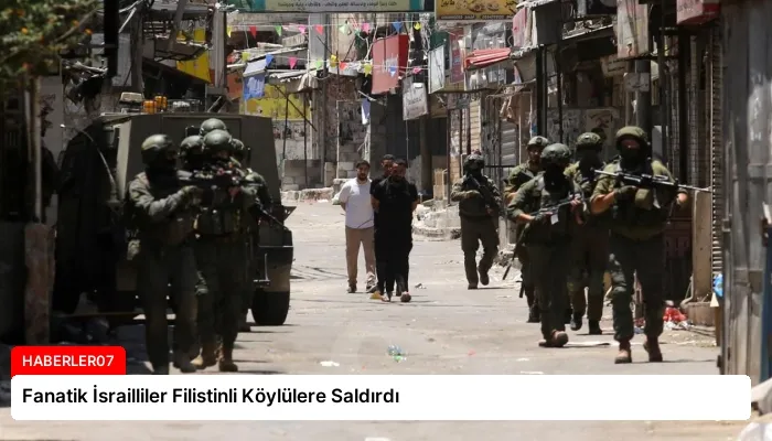 Fanatik İsrailliler Filistinli Köylülere Saldırdı