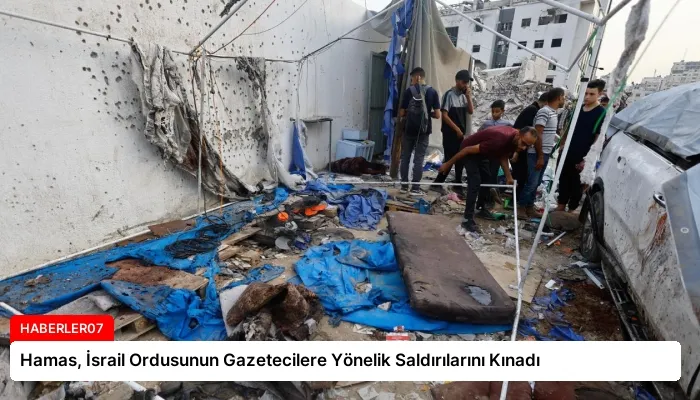 Hamas, İsrail Ordusunun Gazetecilere Yönelik Saldırılarını Kınadı