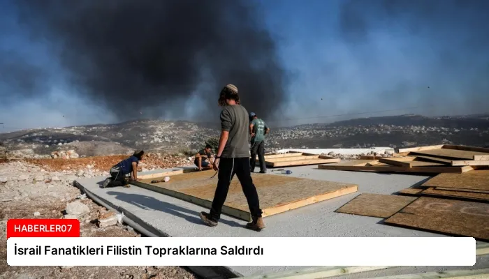 İsrail Fanatikleri Filistin Topraklarına Saldırdı