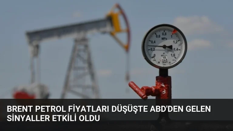 Brent Petrol Fiyatları Düşüşte ABD’den Gelen Sinyaller Etkili Oldu