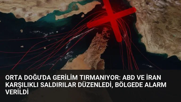 Orta Doğu’da Gerilim Tırmanıyor: ABD ve İran Karşılıklı Saldırılar Düzenledi, Bölgede Alarm Verildi