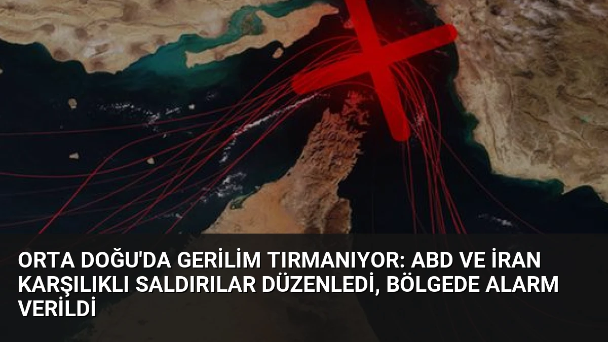 Orta Doğu’da Gerilim Tırmanıyor: ABD ve İran Karşılıklı Saldırılar Düzenledi, Bölgede Alarm Verildi