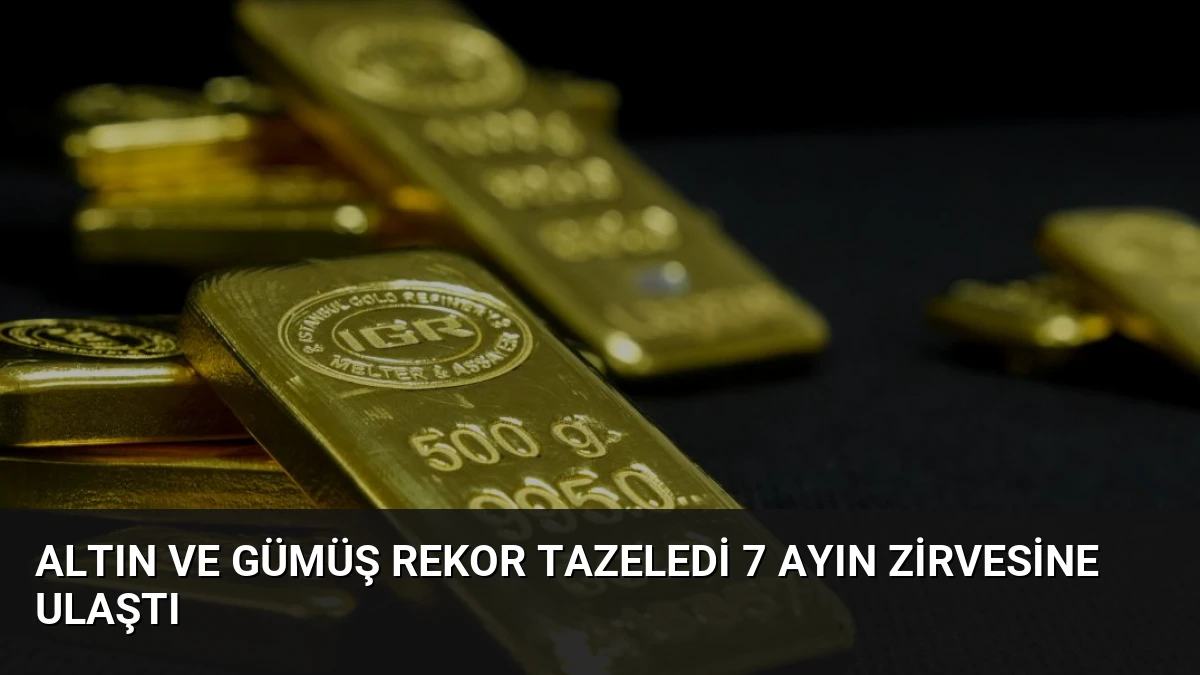Altın ve Gümüş Rekor Tazeledi 7 Ayın Zirvesine Ulaştı