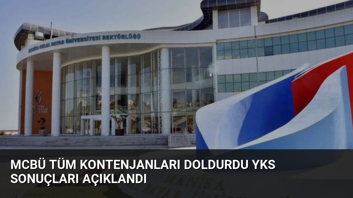 MCBÜ Tüm Kontenjanları Doldurdu YKS Sonuçları Açıklandı