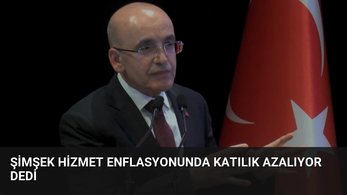 Şimşek Hizmet Enflasyonunda Katılık Azalıyor Dedi