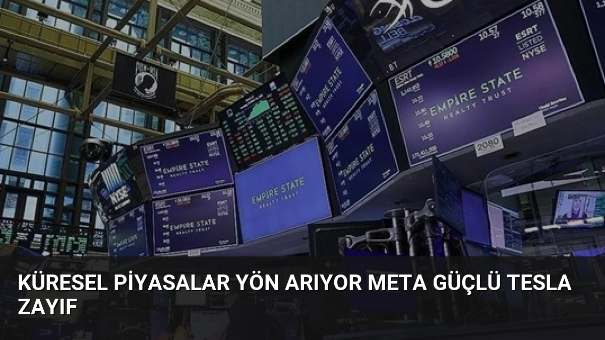 Küresel Piyasalar Yön Arıyor Meta Güçlü Tesla Zayıf