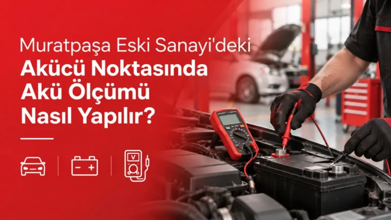 Muratpaşa Eski Sanayi’deki Akücü Noktasında Akü Ölçümü Nasıl Yapılır?