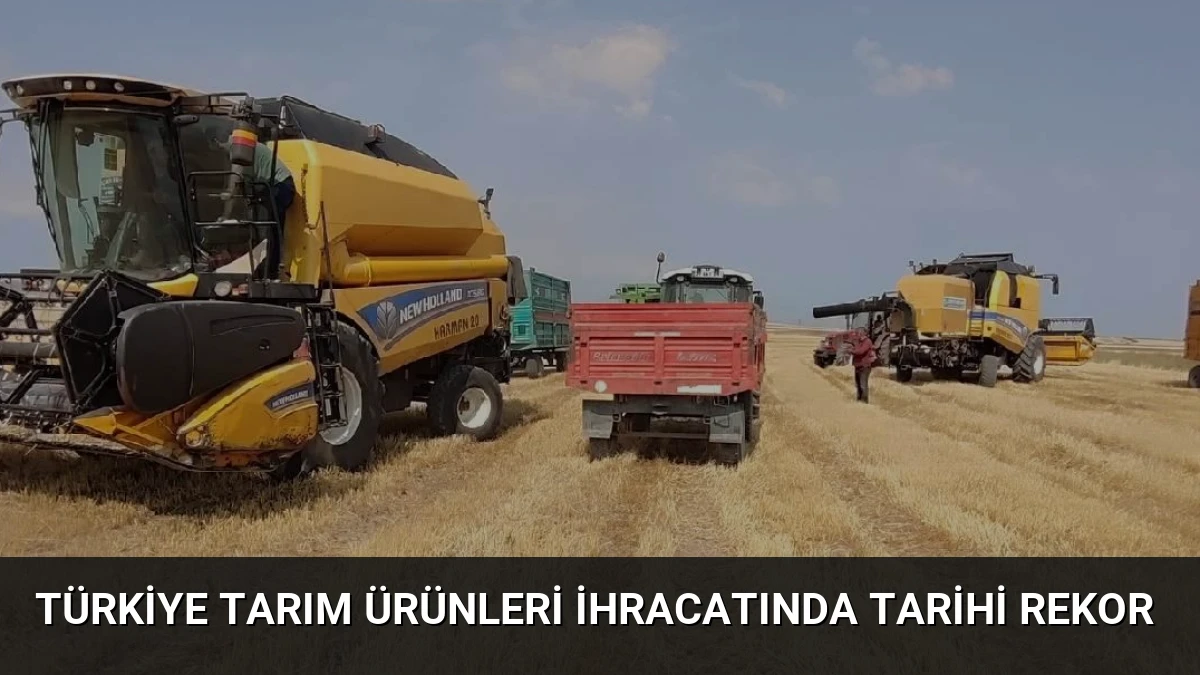 Türkiye Tarım Ürünleri İhracatında Tarihi Rekor